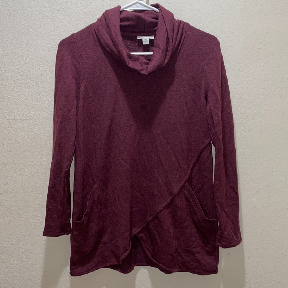 PURE JILL COWL NECK SWEATER